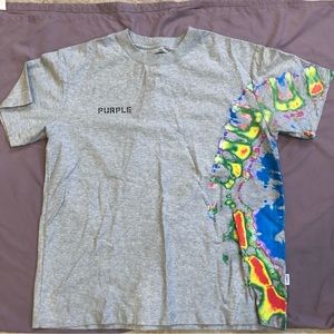 Mens tshirt. Purple brand